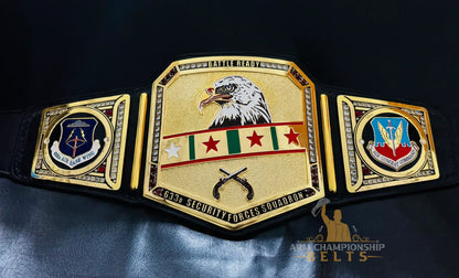 Battle Ready Custom Military Belt – USAF Security Forces Edition