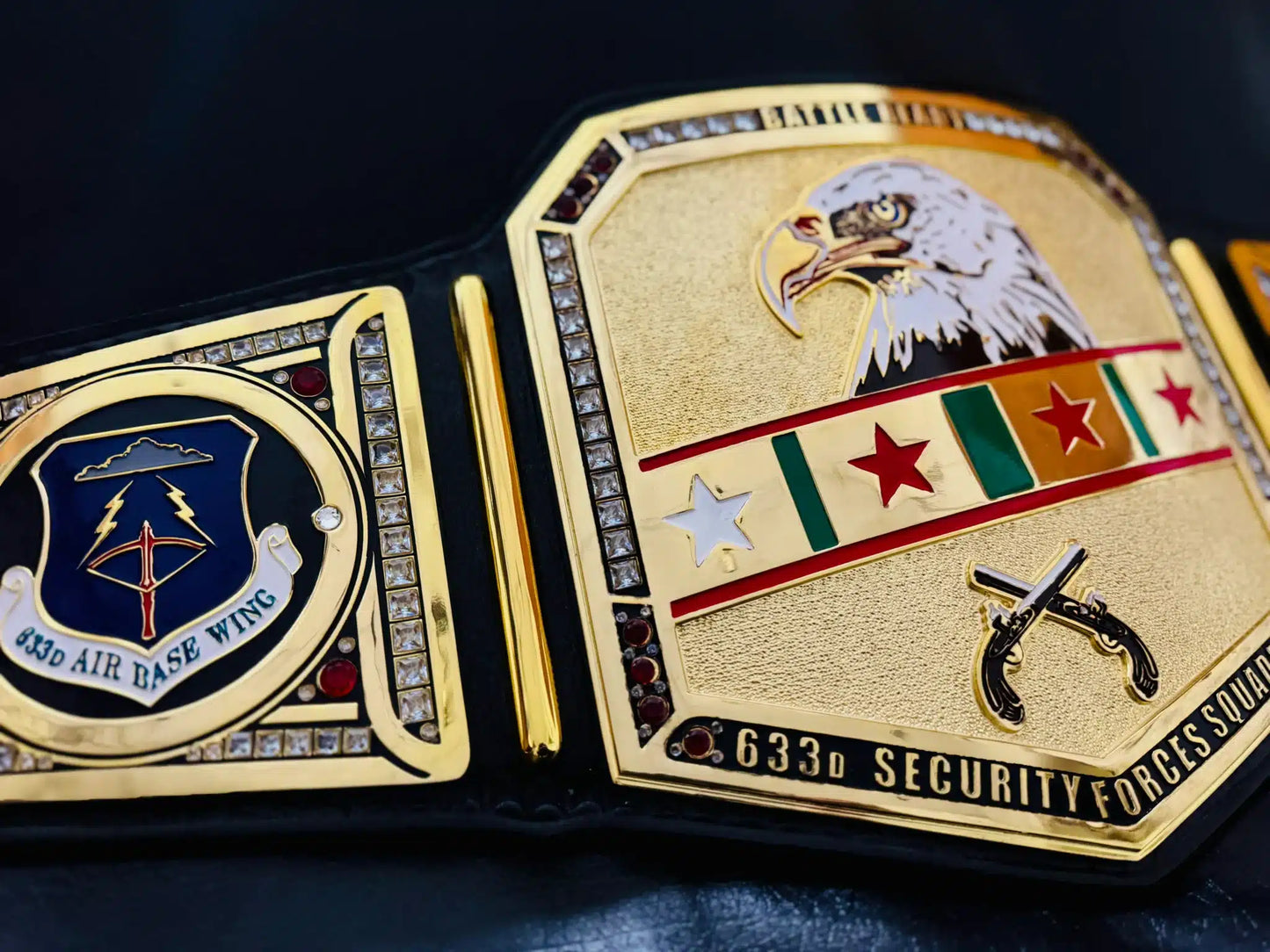 Battle Ready Custom Military Belt – USAF Security Forces Edition