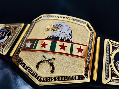 Battle Ready Custom Military Belt – USAF Security Forces Edition