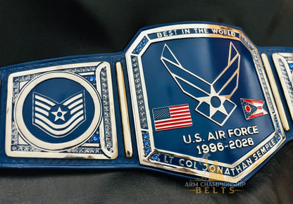 Best in the World – Custom U.S. Air Force Military Retirement Belt