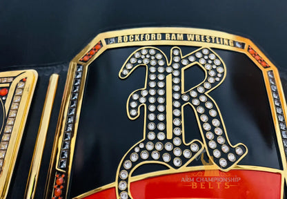 Elite Custom Championship Belt for Rockford Ram Wrestling