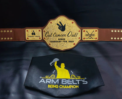 Customizable Big Gold Championship Belt