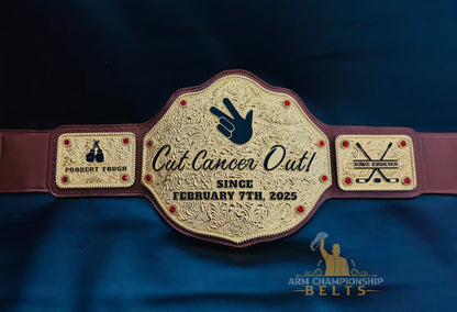 Customizable Big Gold Championship Belt