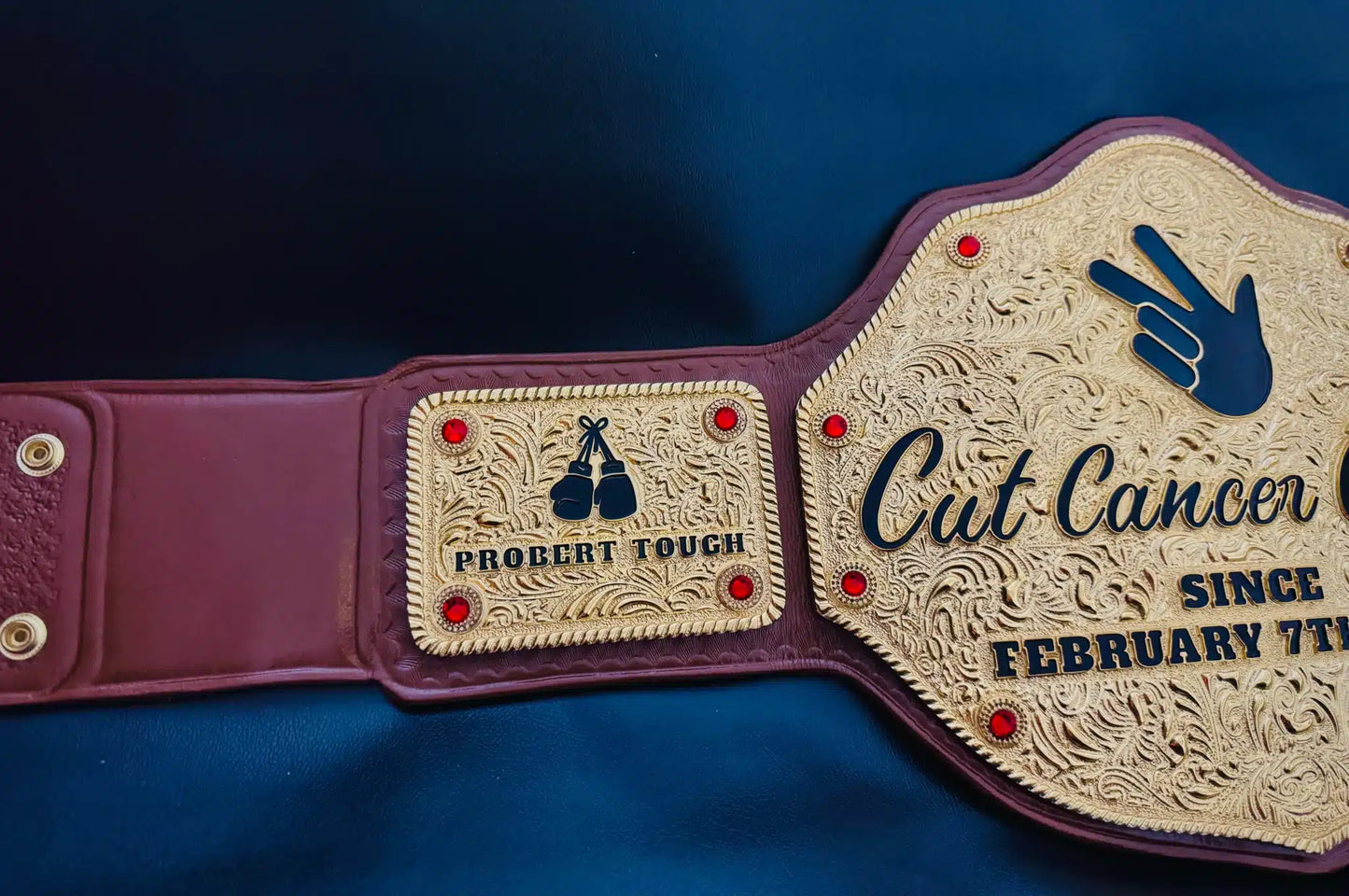 Customizable Big Gold Championship Belt