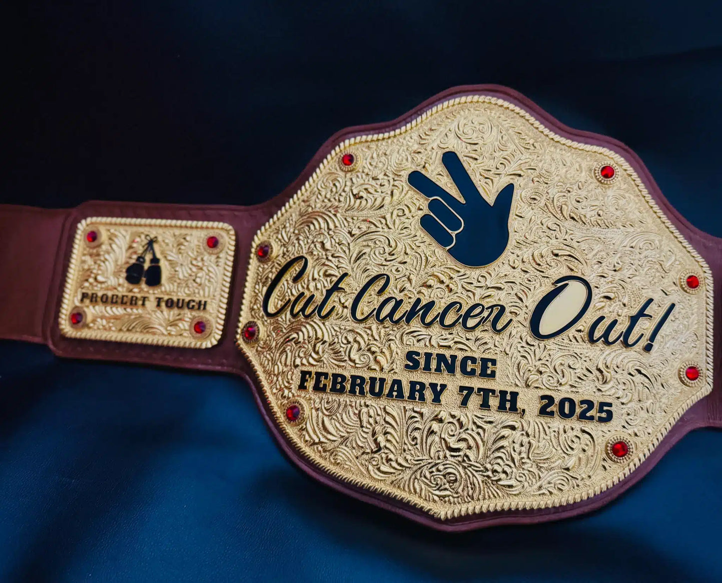 Customizable Big Gold Championship Belt