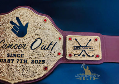 Customizable Big Gold Championship Belt