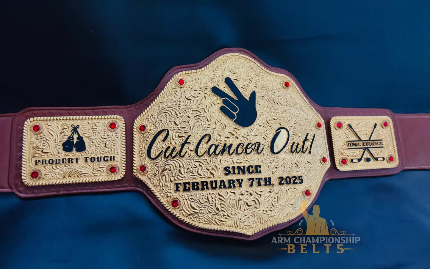 Customizable Big Gold Championship Belt
