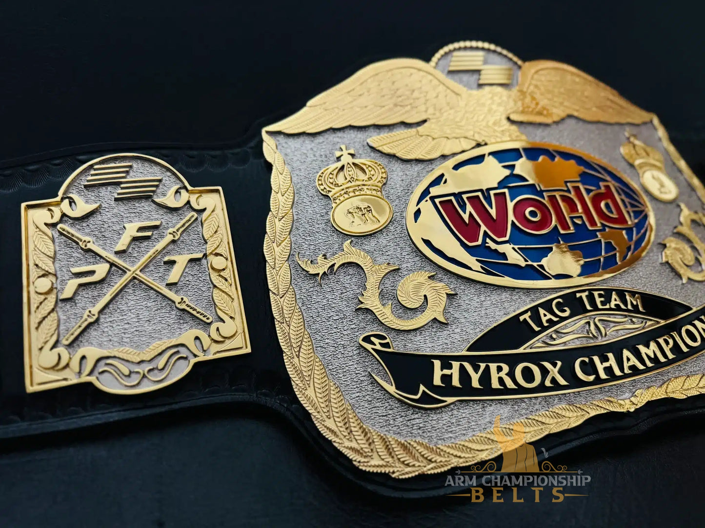 Tag Team World Fitness Championship Belts – Made for HYROX Competition