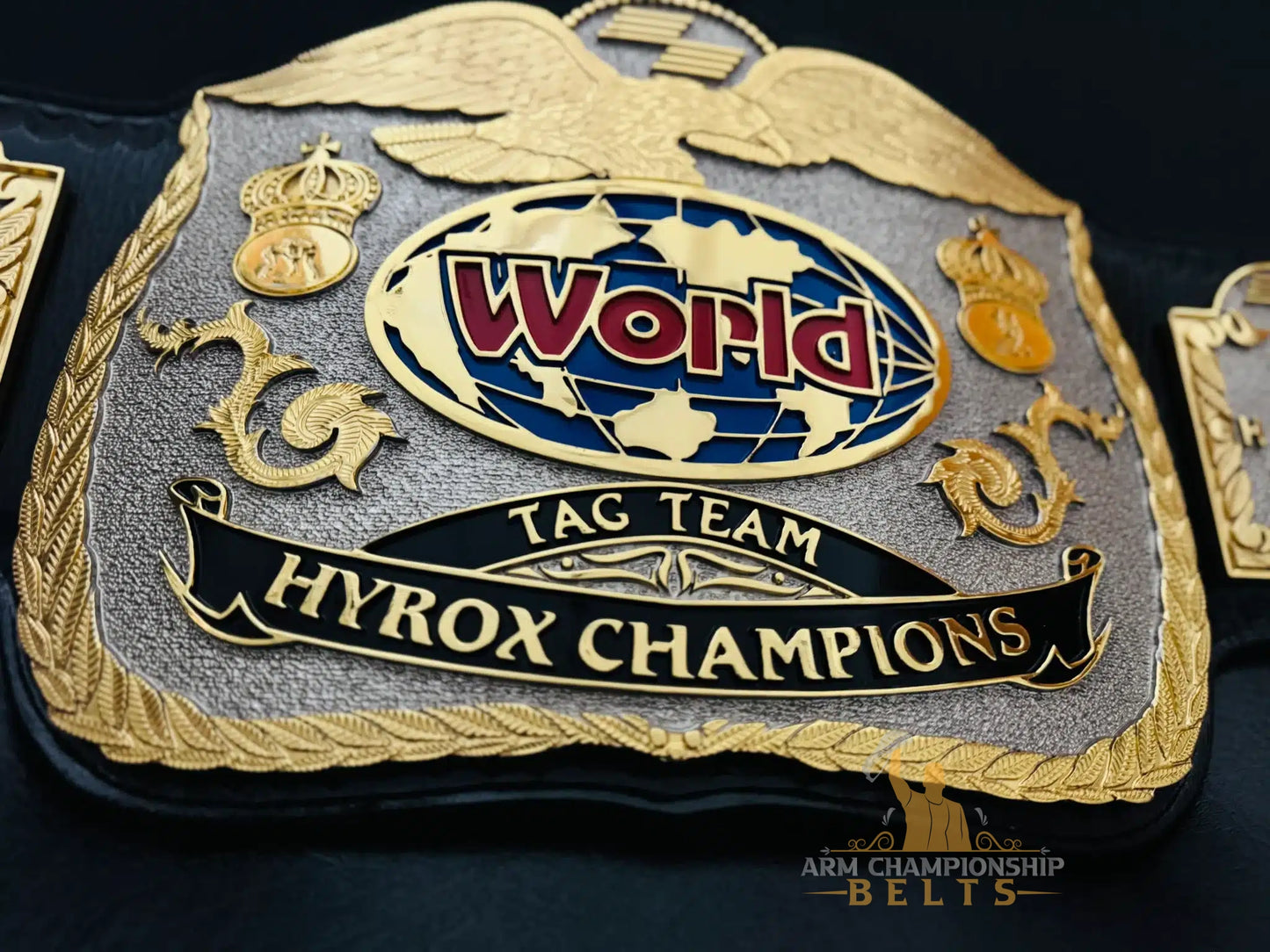 Tag Team World Fitness Championship Belts – Made for HYROX Competition
