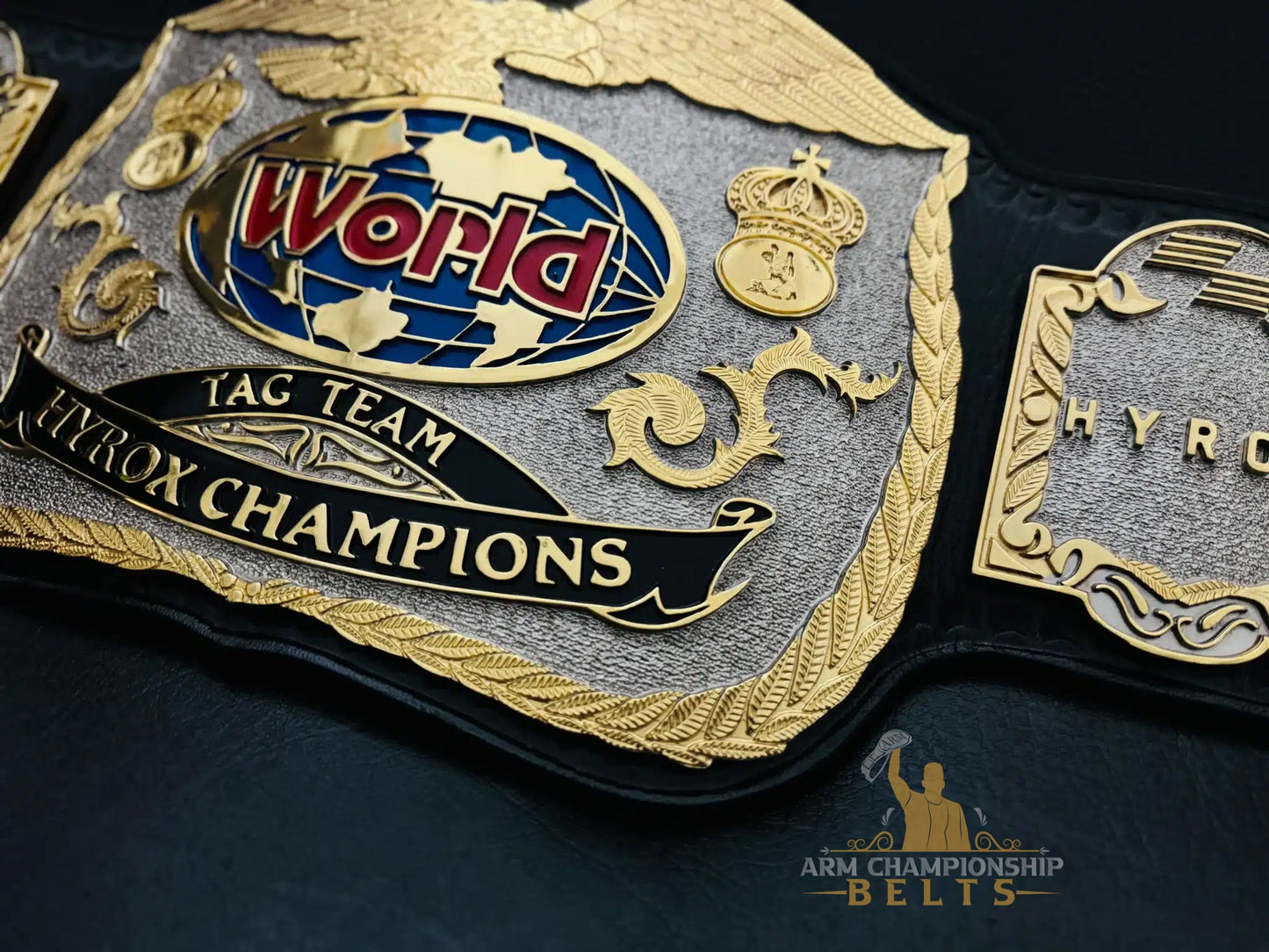 Tag Team World Fitness Championship Belts – Made for HYROX Competition