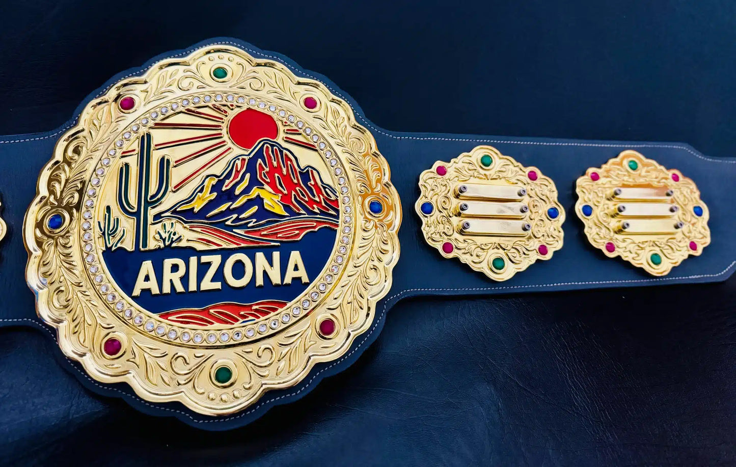 Arizona Sunset Champion Belt – Custom Recognition Award 🌵