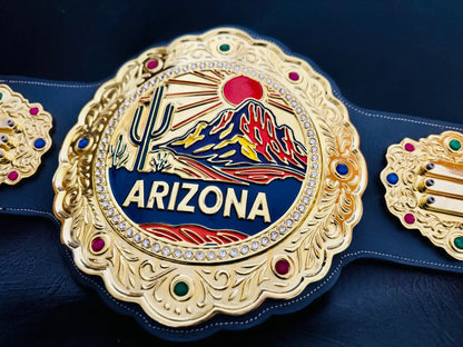Arizona Sunset Champion Belt – Custom Recognition Award 🌵