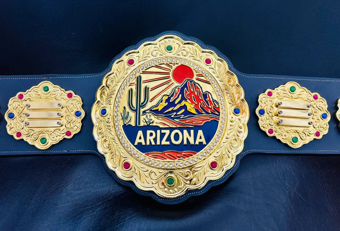 Arizona Sunset Champion Belt – Custom Recognition Award 🌵