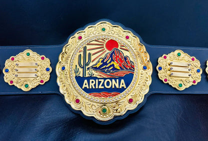 Arizona Sunset Champion Belt – Custom Recognition Award 🌵