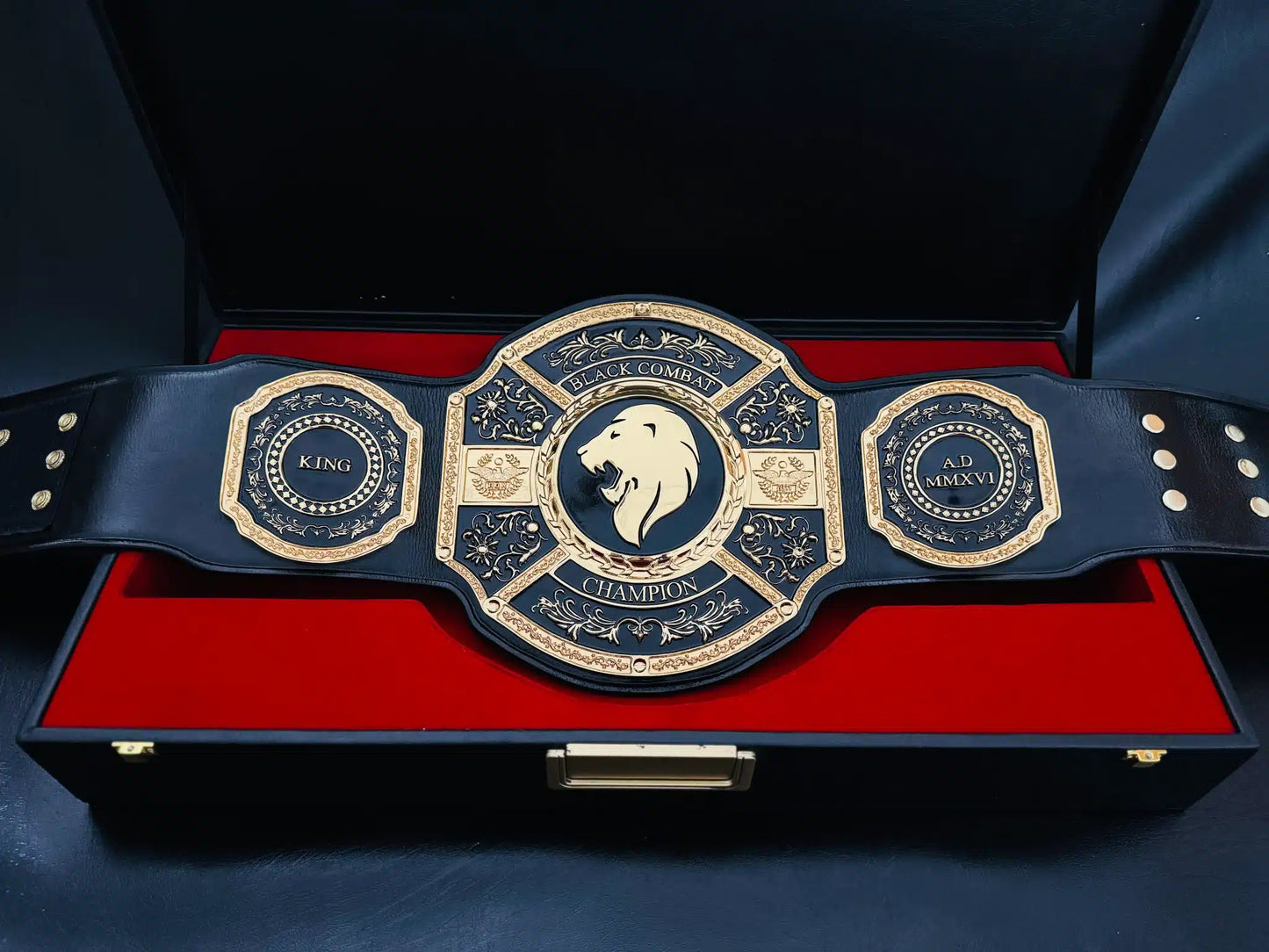Combat Championship Belt – King Title for MMA, Fight Clubs & Promotions