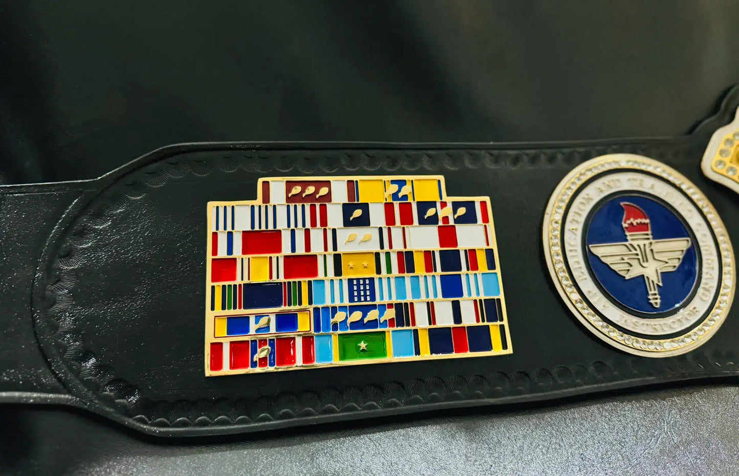 Senior Master Sergeant Military Service Belt – Personalized Military Gift
