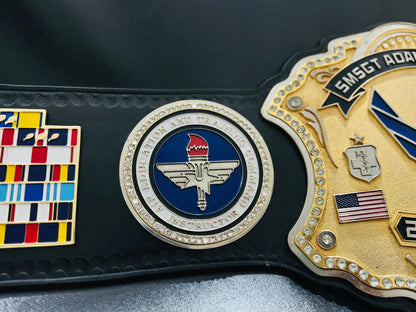 Senior Master Sergeant Military Service Belt – Personalized Military Gift