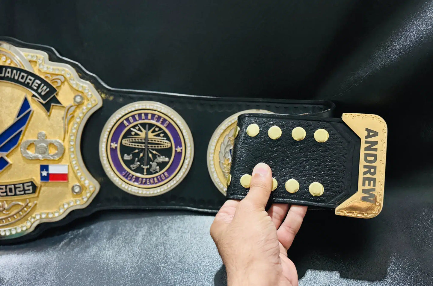 Senior Master Sergeant Military Service Belt – Personalized Military Gift