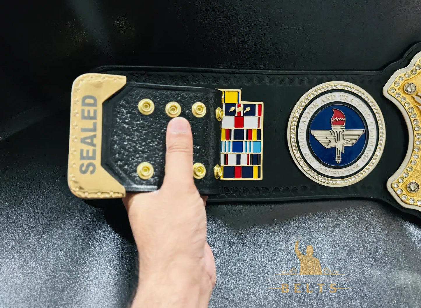 Senior Master Sergeant Military Service Belt – Personalized Military Gift