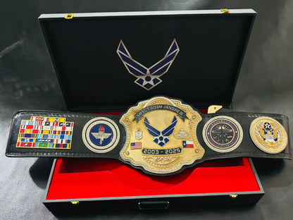 Senior Master Sergeant Military Service Belt – Personalized Military Gift