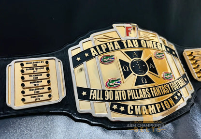 Alpha Tau Omega Fantasy Football Champion Belt