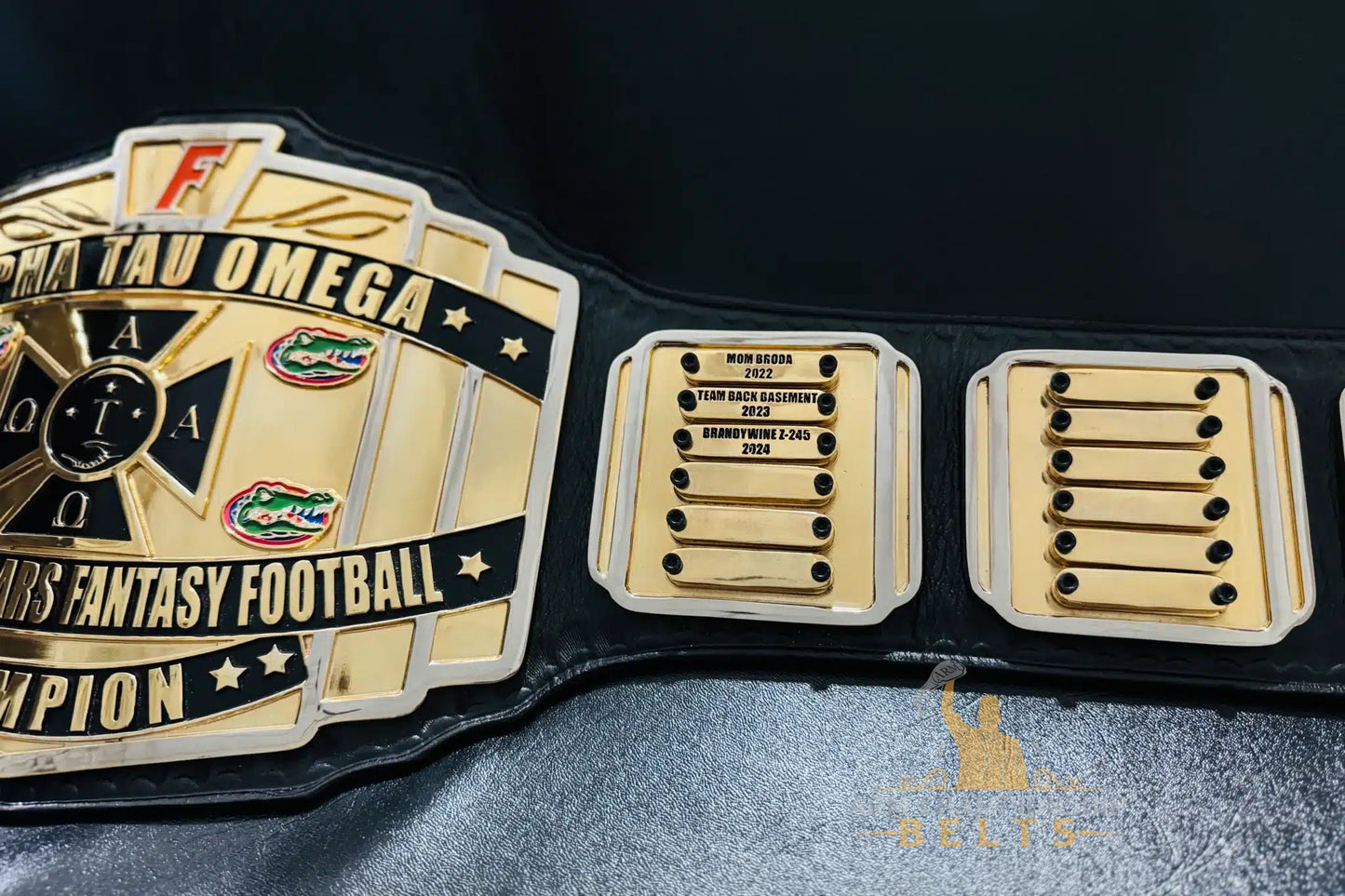 Alpha Tau Omega Fantasy Football Champion Belt
