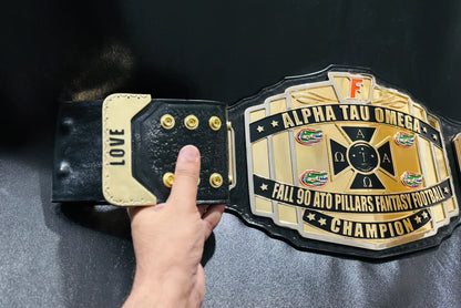 Alpha Tau Omega Fantasy Football Champion Belt