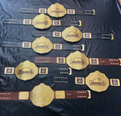 Johnsonville Sausage World Champion Customizable Belts