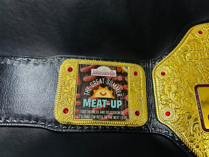 Johnsonville Sausage World Champion Customizable Belts