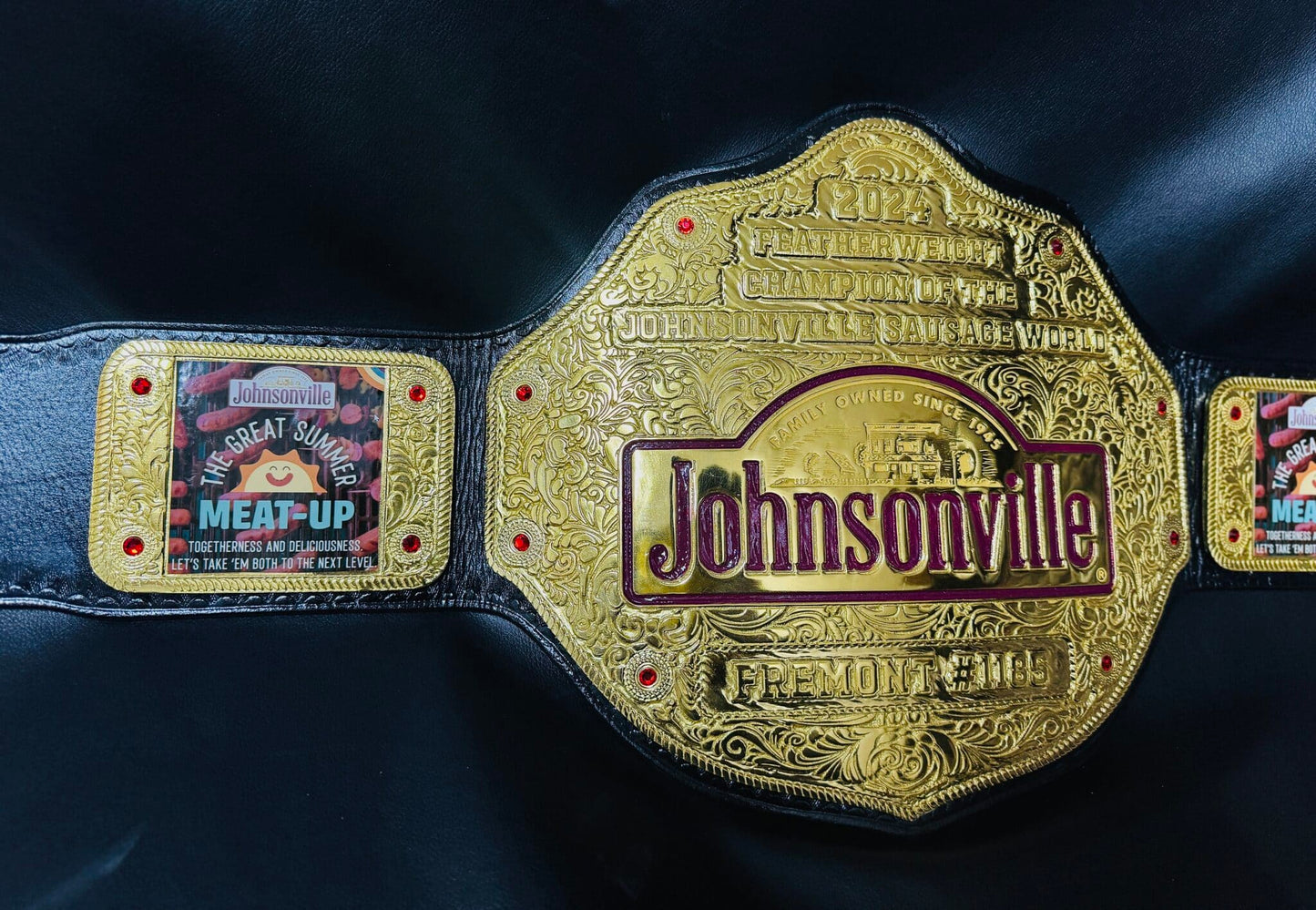 Johnsonville Sausage World Champion Customizable Belts