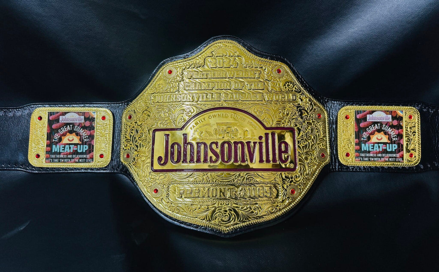 Johnsonville Sausage World Champion Customizable Belts