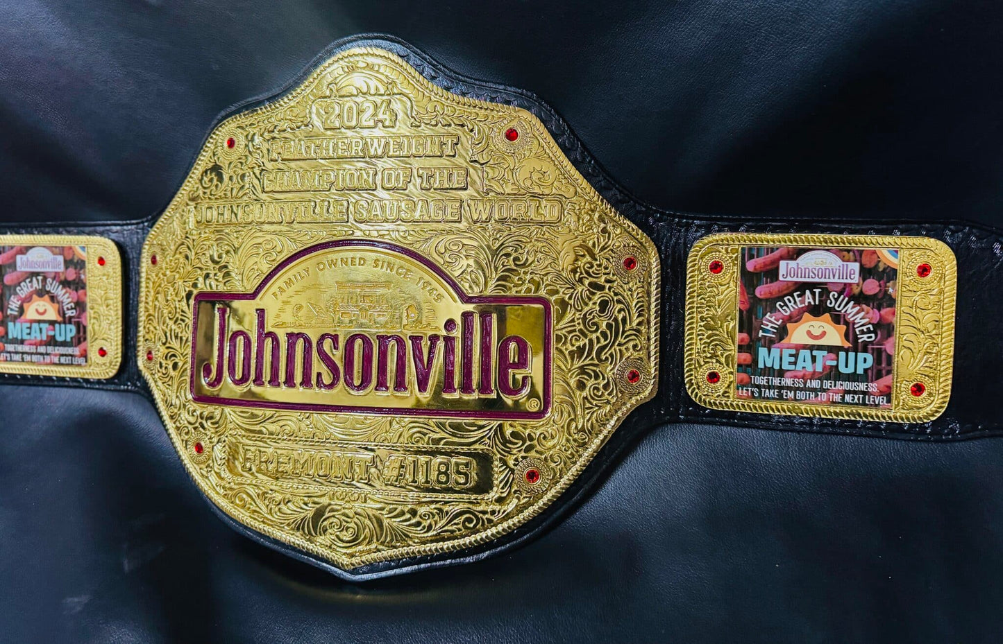 Johnsonville Sausage World Champion Customizable Belts