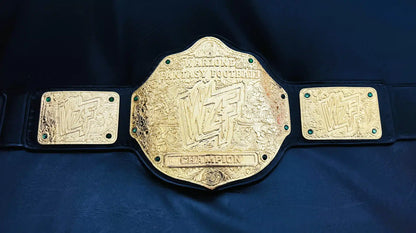 🏈 Gold-Plated Fantasy Football League Title Belt