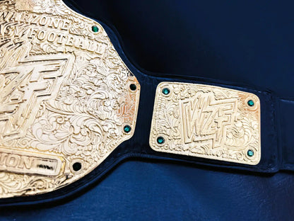 🏈 Gold-Plated Fantasy Football League Title Belt
