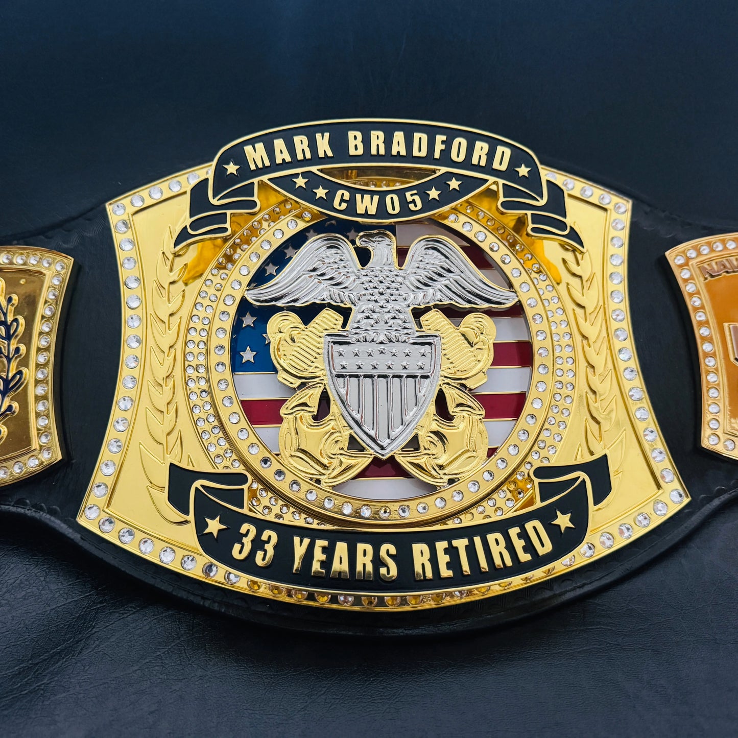 Navy Chief USN Anchor Title Retirement Championship Belt