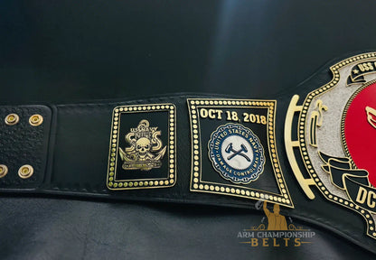 Custom Navy Damage Control Championship Belt