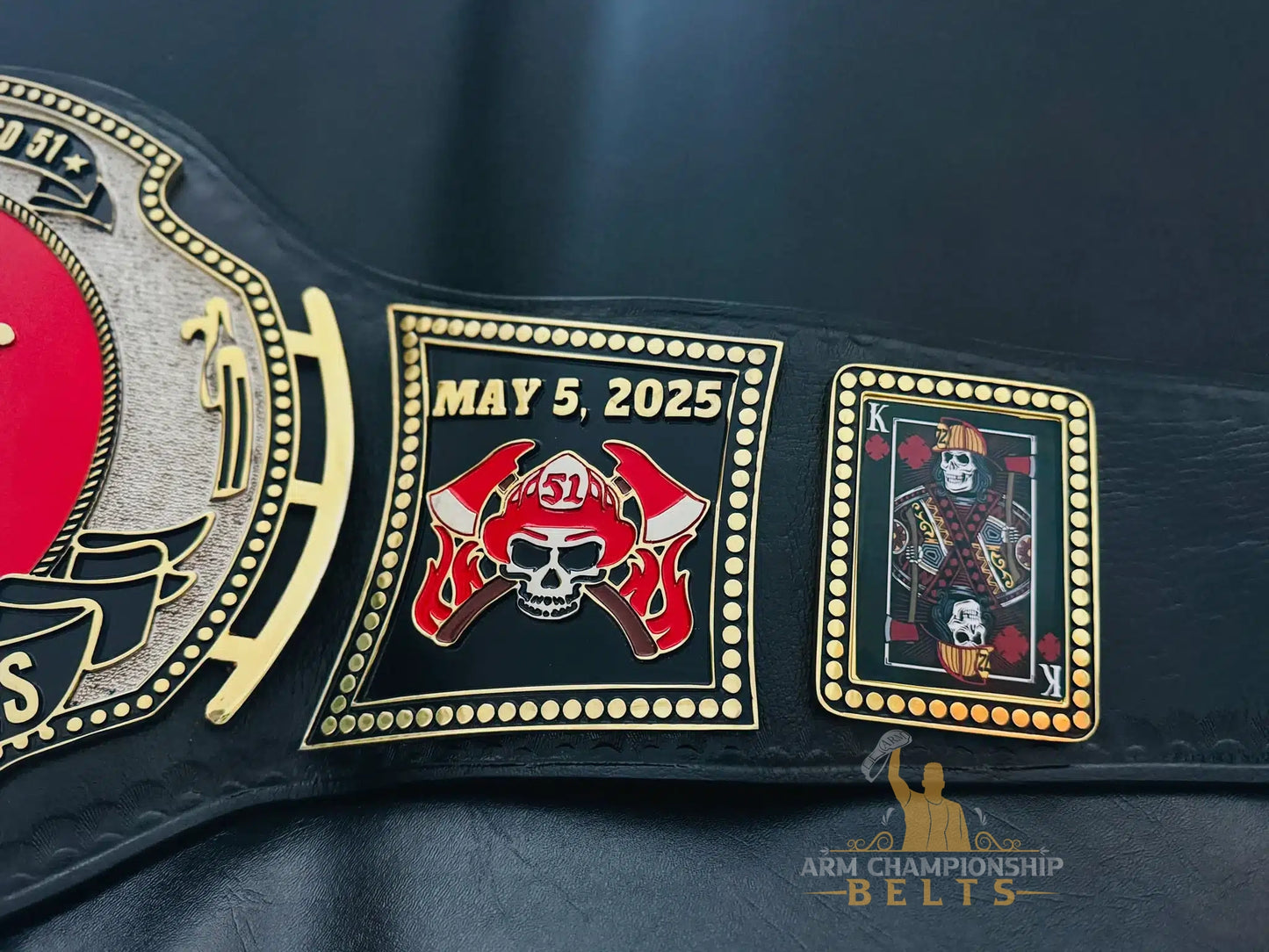 Custom Navy Damage Control Championship Belt