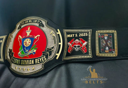 Custom Navy Damage Control Championship Belt