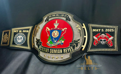 Custom Navy Damage Control Championship Belt
