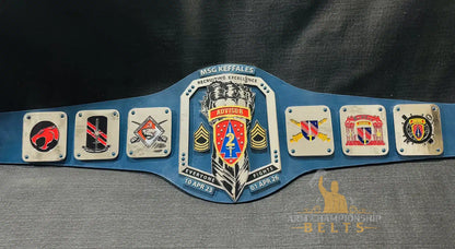 Custom Military Tribute Championship Belts