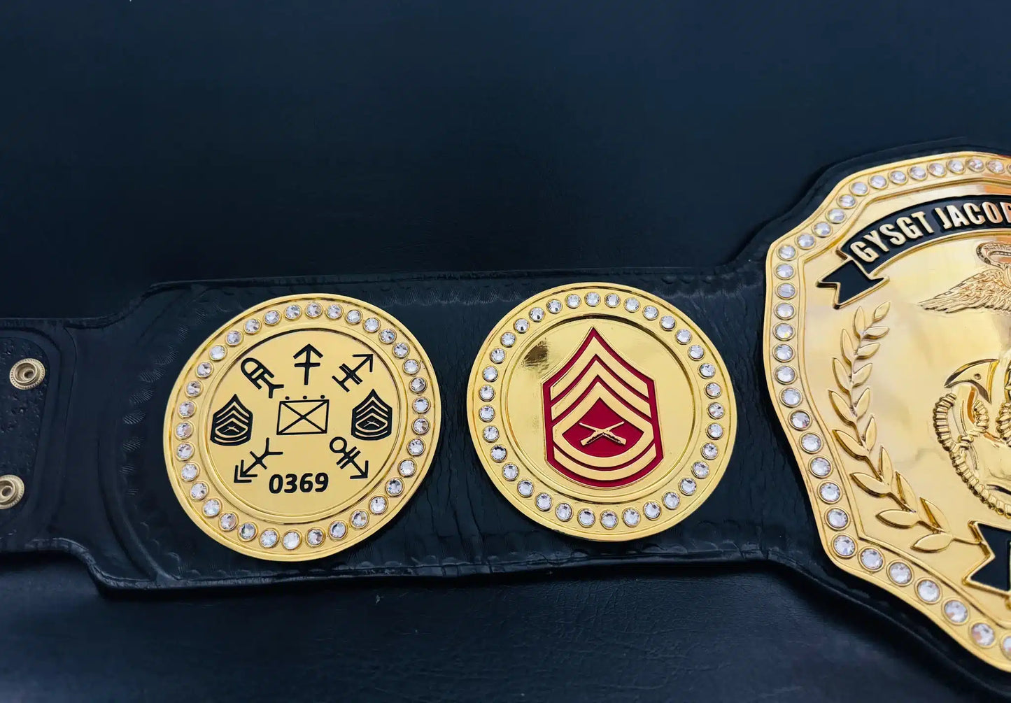 Retirement Championship Belt – USMC Service Recognition Award