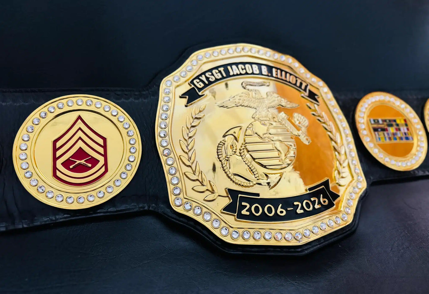 Retirement Championship Belt – USMC Service Recognition Award