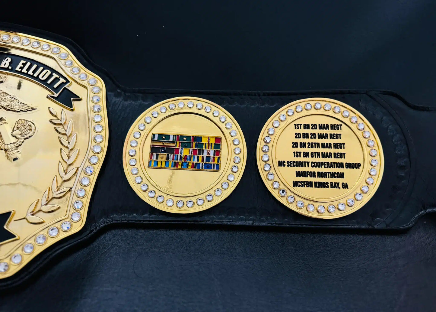 Retirement Championship Belt – USMC Service Recognition Award