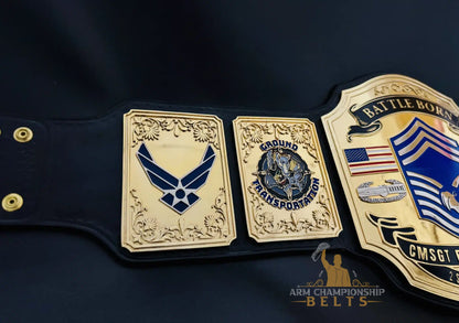Battle Born Military Retirement Championship Belt
