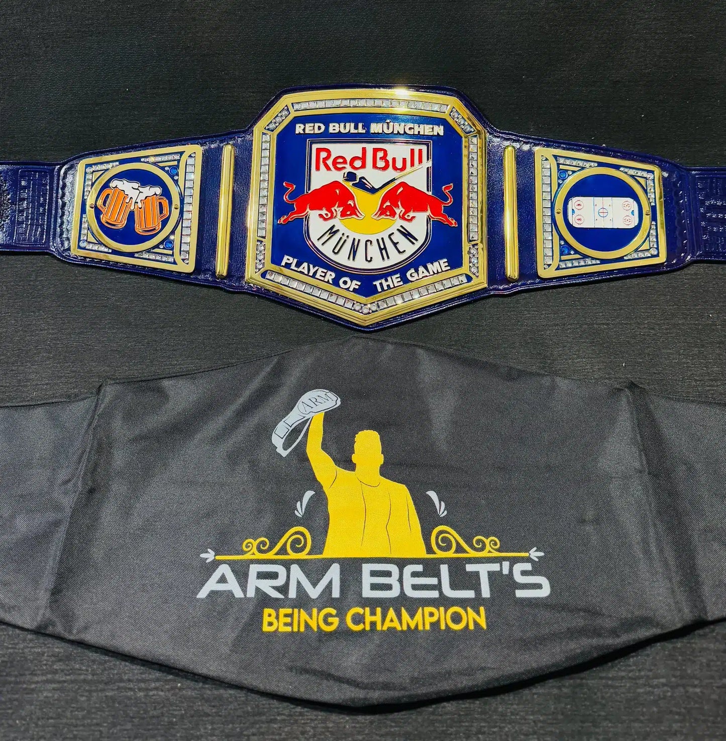 Custom Red Bull München Championship Belt – Fully Customizable