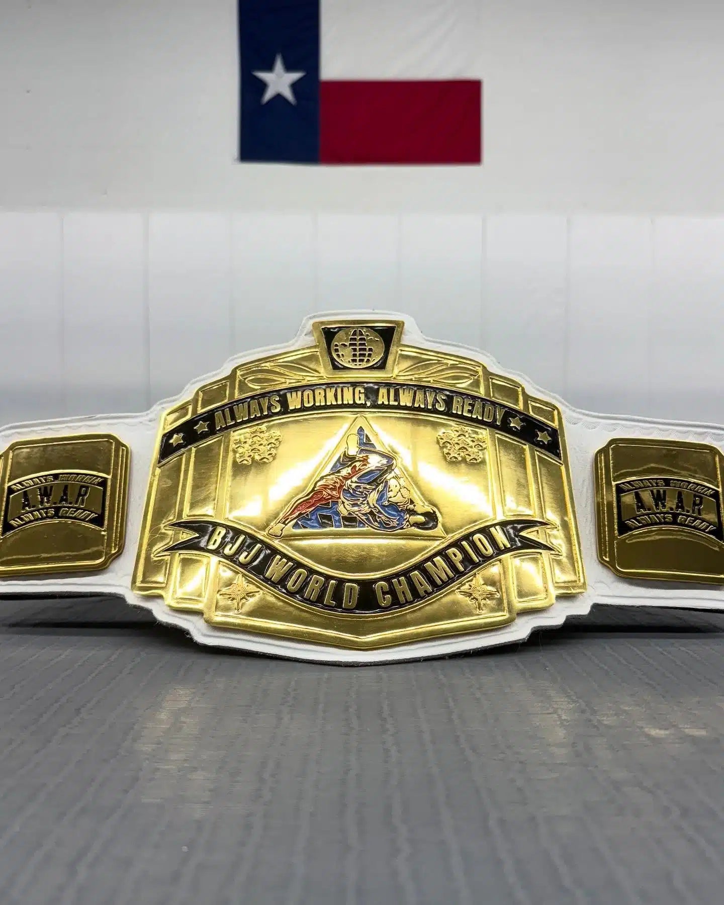 Custom BJJ World Champion Belt – Fully Personalized Jiu Jitsu Award