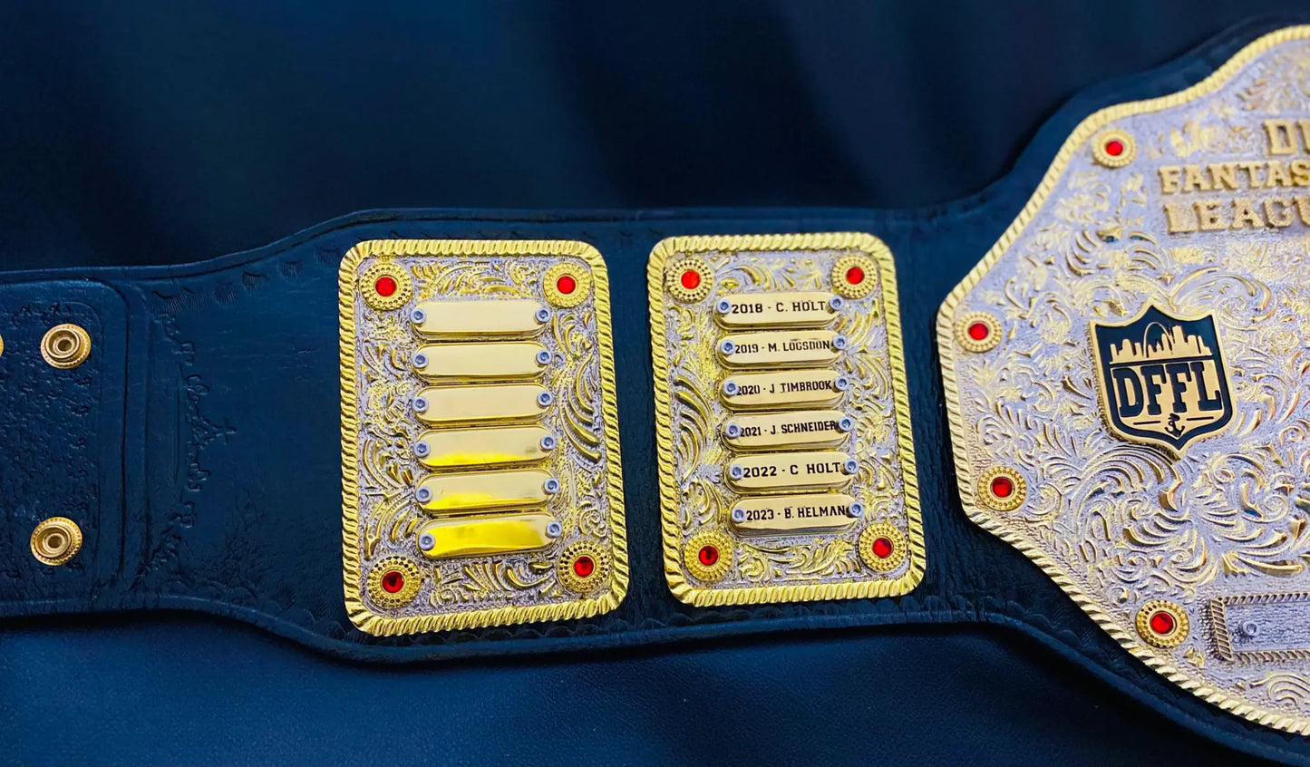 Custom Fantasy Football Championship Belt – Premium League