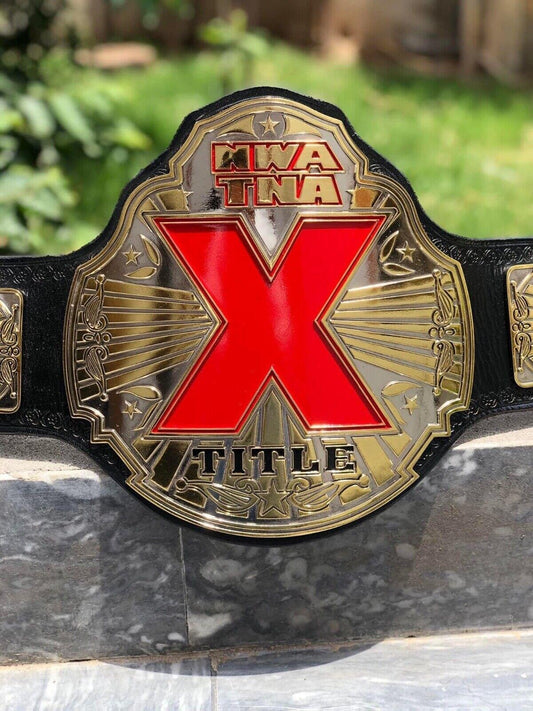 24K GOLD NWA TNA X CNC MADE CHAMPIONSHIP BELT