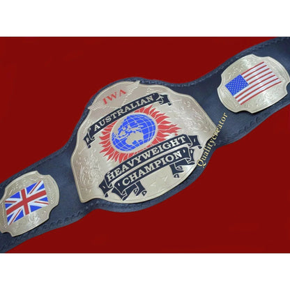 New IWA Australian Heavyweight Championship Title Belt