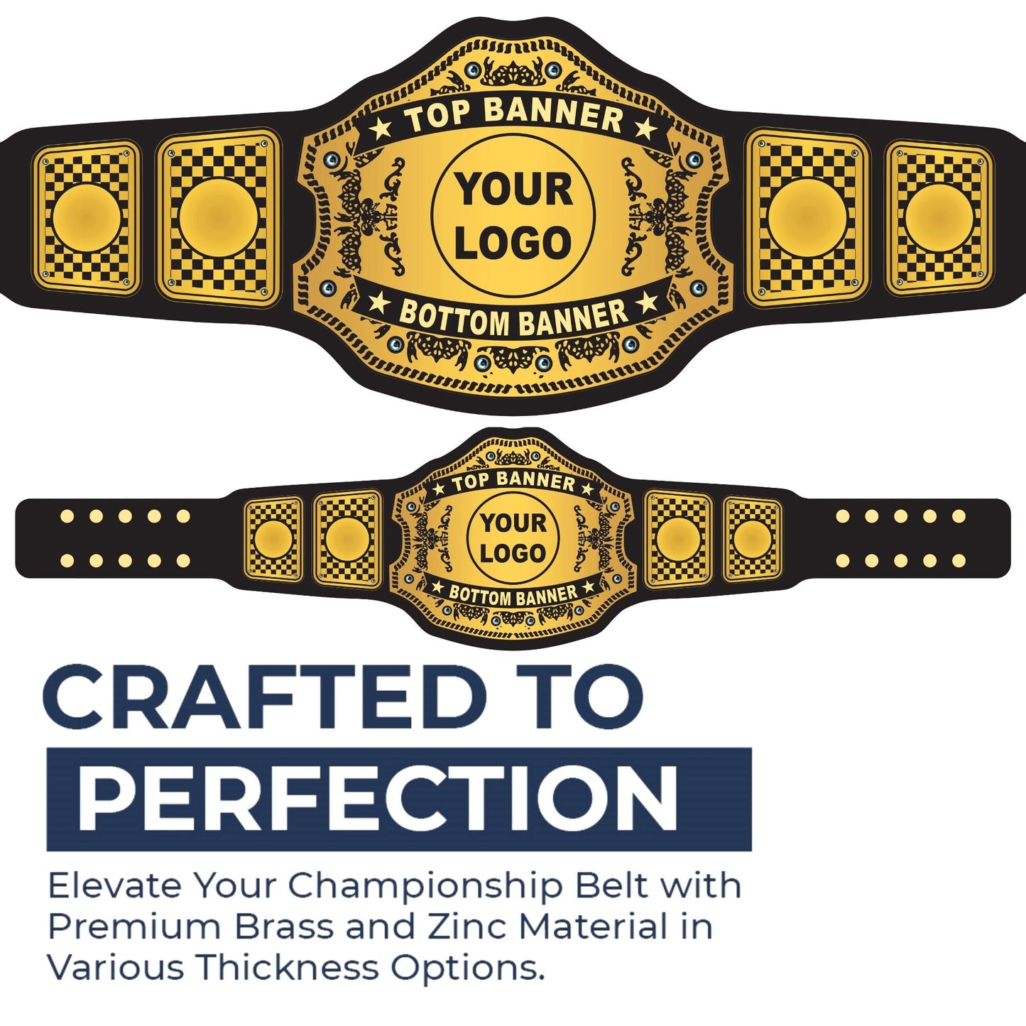 Custom Championship Wrestling Belt For All Sports